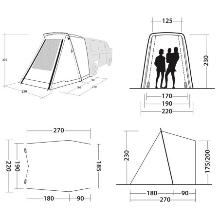 Predstan Outwell Sand Van