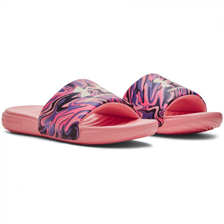 Dámske papuče Under Armour W Ansa Graphic ružová Posh Pink / Posh Pink / Ivory