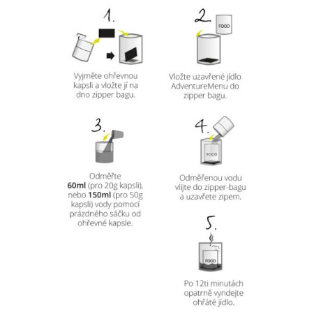 Hotové jedlo Adventure Menu Jelenie ragú so zem. kúskami 4