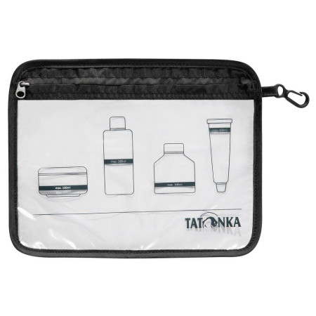 Toaletná taška Tatonka Zip Flight Bag A5 čierna black