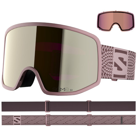 Lyžiarske okuliare Salomon Sentry Pro S Sigma +1 Lens ružová Dawn Pink