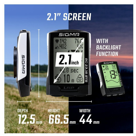 Cyklocomputer Sigma BC 23.16 STS/CAD bezdrôtový