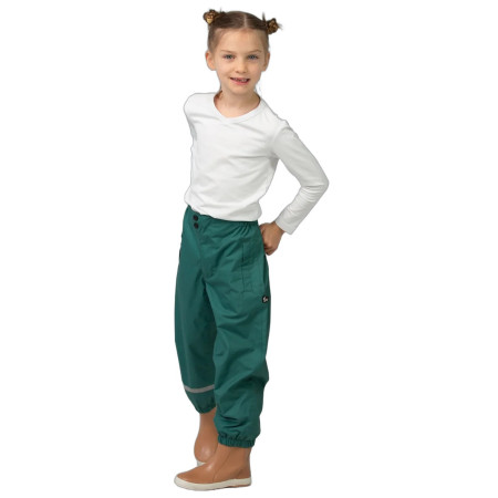 Detské nepremokavé nohavice DucKsday Rainpants Dark Green