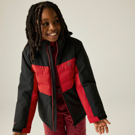 Detská bunda Dare 2b Cheery Jacket Blck/DngrRed