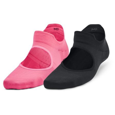 Ponožky Under Armour Breathe Balance 2pk čierna Black / Cerise / Jet Gray