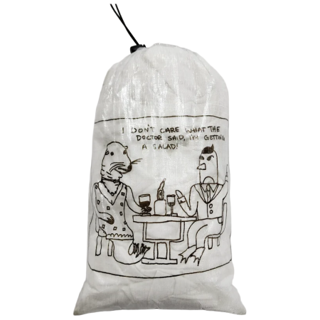 Obal High Tail Designs Drawstring Stuff Sack Date Night biela Date Night