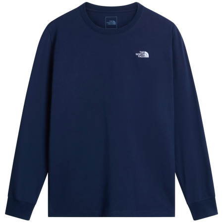 Pánske tričko The North Face Evolution Simple Dome Regular Long-Sleeve Tee tmavomodrá SUMMIT NAVY