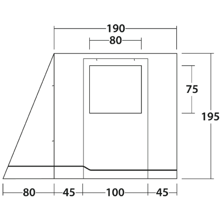 Prístrešok Outwell VA Backroads Awning Room