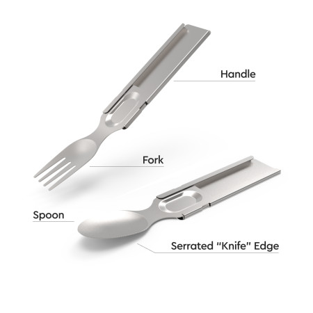 Príbor GoSun Flatware cestovný rozkladací príbor