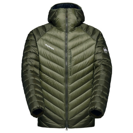 Pánska bunda Mammut Broad Peak IN Hooded Jacket Men zelená 40300 marsh-dark marsh