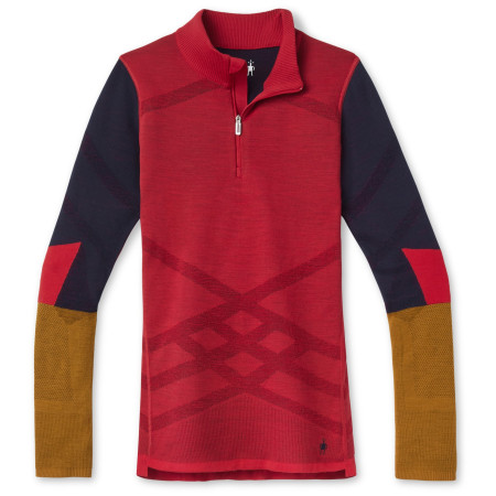 Dámske funkčné tričko Smartwool W Intraknit Merino 200 Colorblock 1/4 Zip