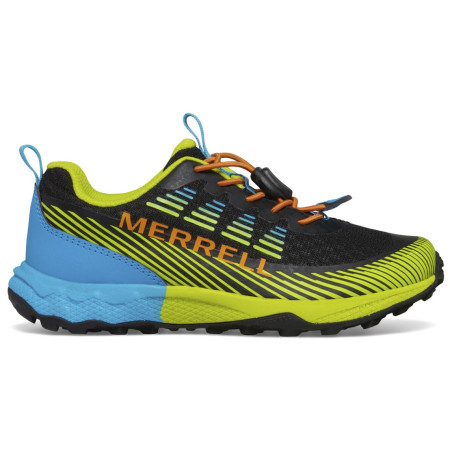 Detské topánky Merrell Agility Peak čierna/zelená black/citron/cyan/orange