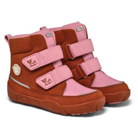 Detské topánky Affenzahn Mid Boot Vegan Comfy Deer ružová Deer