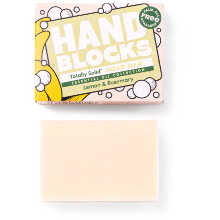 Cestovné mydlo Totally Solid Hand Soap - Lemon & Rosemary ružová