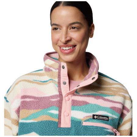 Dámska mikina Columbia Helvetia™ II Printed Cropped Half Snap