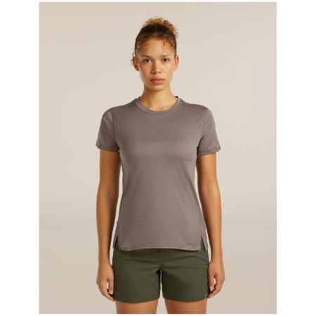 Dámske funkčné tričko Icebreaker 150 MerinoFine™ Ace SS Tee svetlohnedá PORCINI