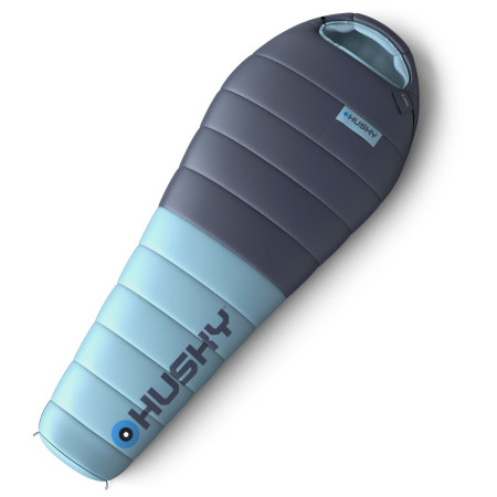 Páperový spacák Husky Drape modrá/svetlo modrá Blue