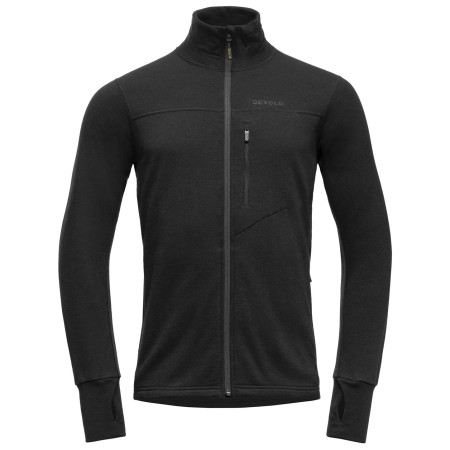 Pánska bunda Devold Explorer Merino Jkt Man čierna BLACK