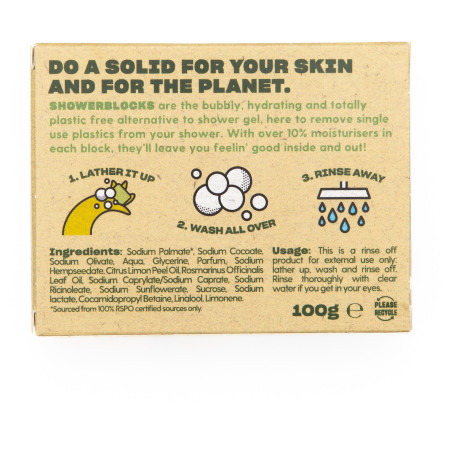 Sprchový gél Totally Solid Solid Shower Gel EO Range - Lemon & Rosemary