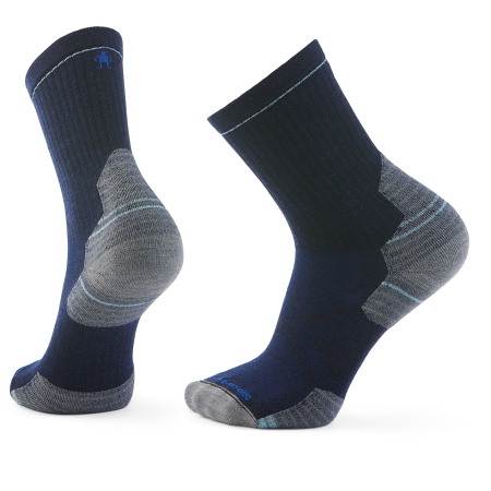 Ponožky Smartwool Hike Targeted Cushion Mid Crew Socks modrá/sivá DEEP NAVY