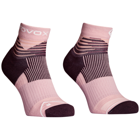 Dámske merino ponožky Ortovox All Mountain Quarter Socks W ružová Dawn Rose
