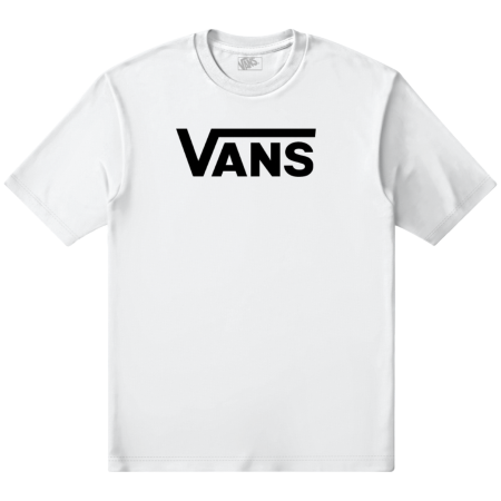 Pánske tričko Vans Classic Drop V SS Crew Tee-B biela White/Black