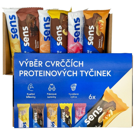Proteínová tyčinka Sens Cvrčie proteínové tyčinky v darčekovom balení
