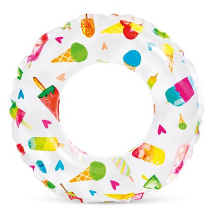 Kruh Intex Lively Print Swim Ring 59230NP zelená
