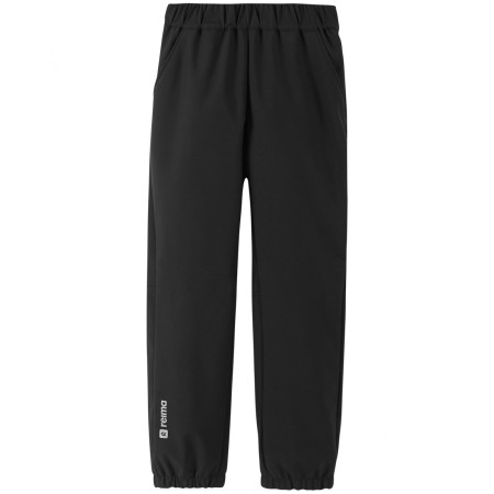 Detské softshellové nohavice Reima Helppo čierna Black