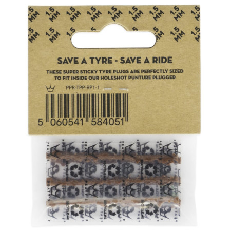 Opravná sada Peaty´s Holeshot sada náhradních knotů (6X 1.5Mm)