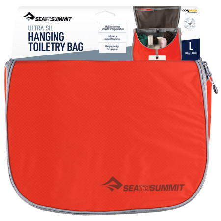 Kozmetická taška Sea to Summit Ultra-Sil Hanging Toiletry Bag Large oranžová