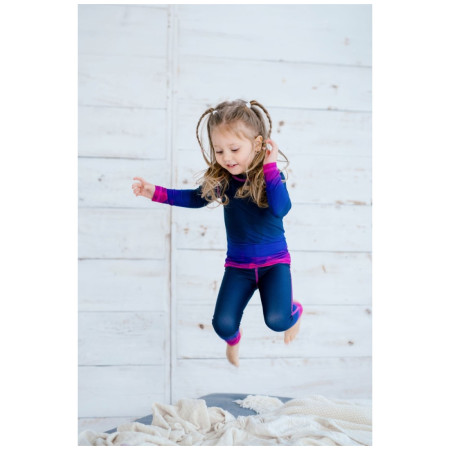 Detské legíny WAMU Mozaika purple