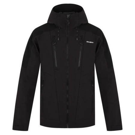 Pánska softshellová bunda Husky Sevan M čierna Black