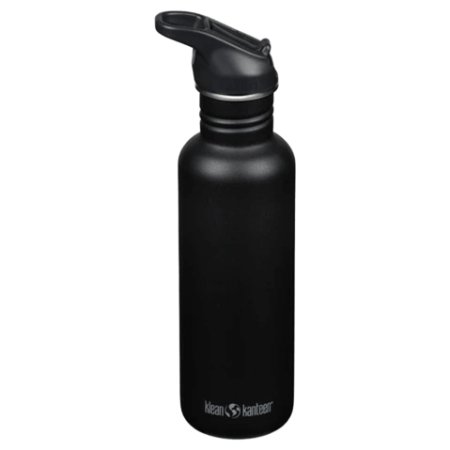 Nerezová fľaša Klean Kanteen Classic 27oz (w/Flip Seal Sport) čierna Black