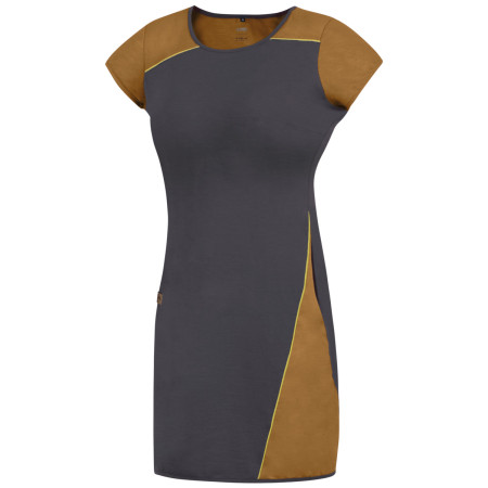 Šaty Direct Alpine Flowy Lady čierna anthracite/caramel