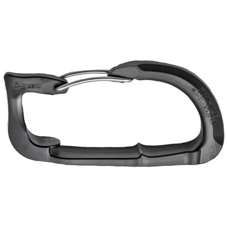 Plastová karabína Rock Empire Helper čierna