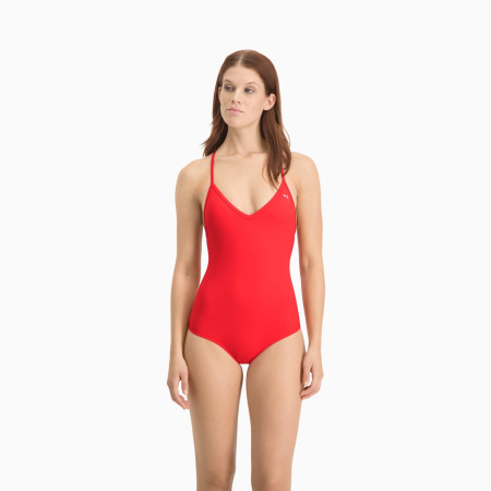 Dámske plavky Puma V-neck Padded Swimsuit