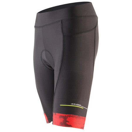 Dámske cyklistické kraťasy Axon Aktiv D čierna/červená