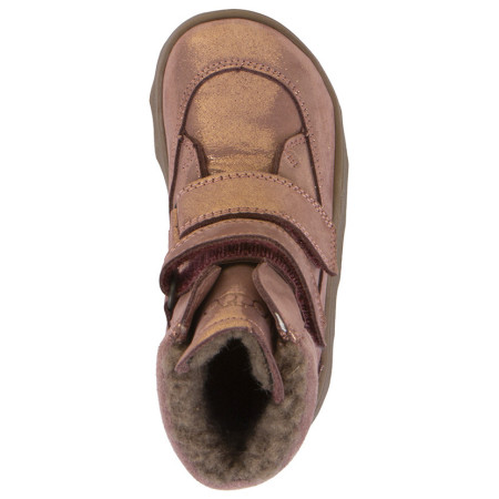 Detské zimné topánky Froddo Barefoot Zeru Tex Winter Pink/Gold