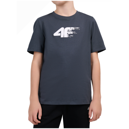Detské tričko 4F Tshirt M3515 Dark Grey sivá Dark Grey