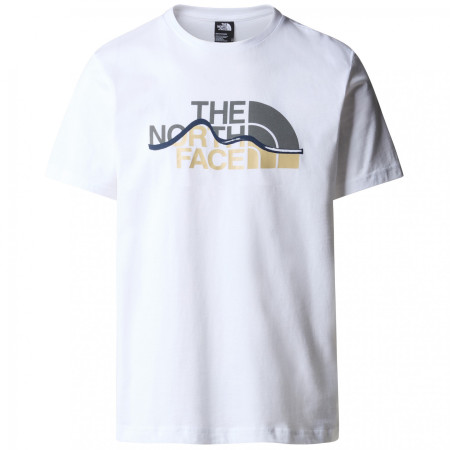Pánske tričko The North Face M S/S Mountain Line Tee biela