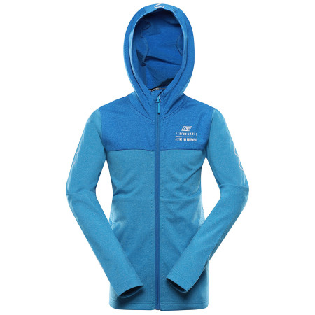Detská mikina Alpine Pro Fanco modrá neon atomic blue