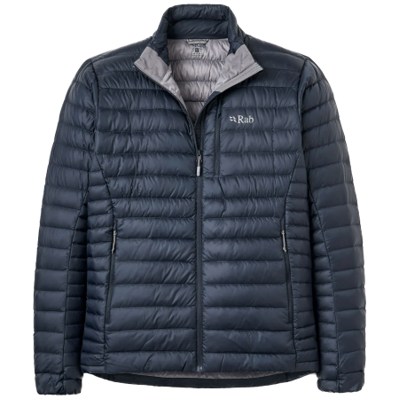Pánska bunda Rab Microlight Down Jacket modrá
