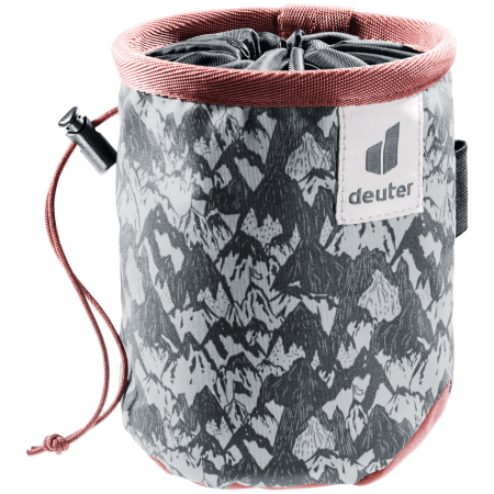 Vrecko na magnézium Deuter Gravity Chalk Bag I sivá redwood scratches-graphite