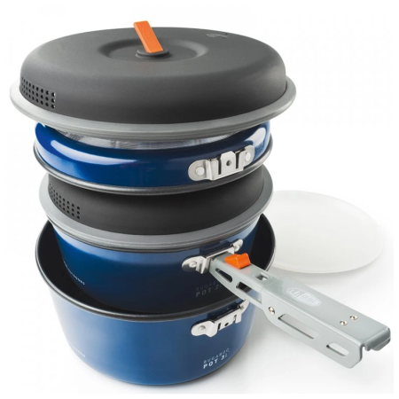 Sada riadov GSI Outdoors Bugaboo Ceramic Base Camper Medium modrá blue