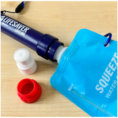 Skladacia fľaša Lifesaver Squeeze Pouch x2