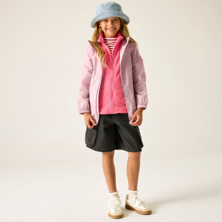 Detská bunda Regatta Kids’ Pack-It Jacket III PowderLilac