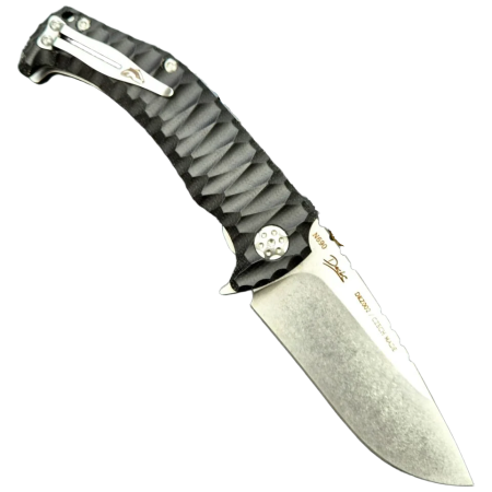 Zatvárací nôž Dachs Knives Charon EVO čierna Black Micarta