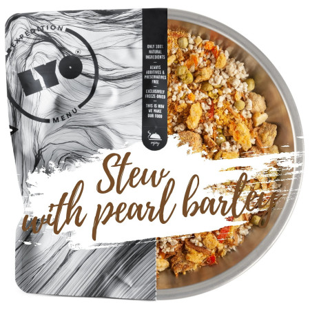 Dehydrované jedlo Lyo food Stew with pearl barley 500g