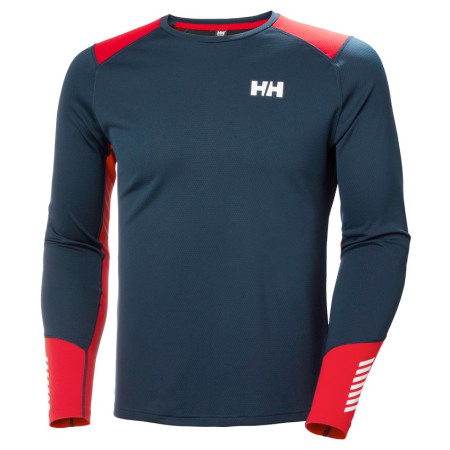 Pánske funkčné tričko Helly Hansen Lifa Active Crew modrá/červená Navy